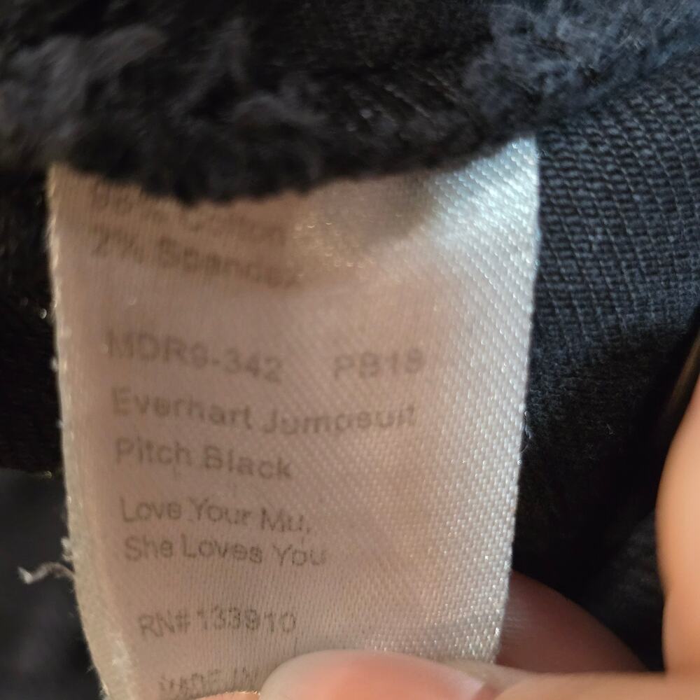 Show Me Your Mumu Everhart Jumpsuit in Pitch Black Sz S - Picture 7 of 8